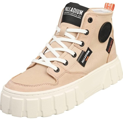 Palladium women tan high top - women's,