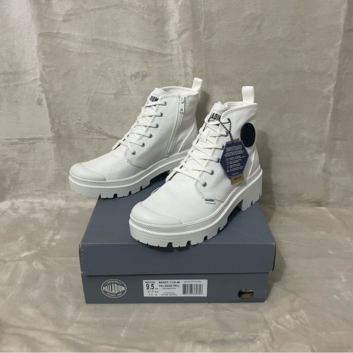 Palladium white canvas chunky - white,